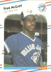 1988 Fleer Baseball Cards      118     Fred McGriff